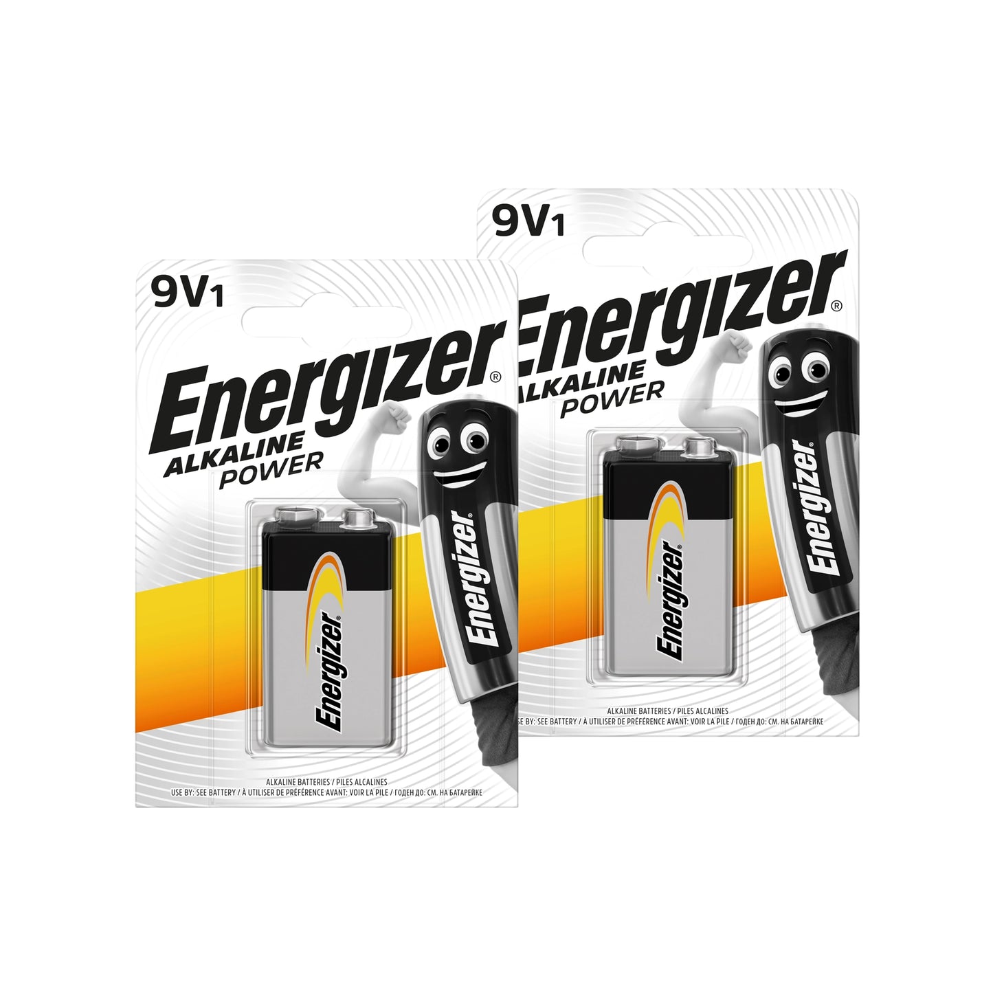 Energizer Power Alkaline 9V Battery - Pack of 2
