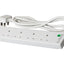 SMJ 2m 4 Socket 13A plus 2x USB-A Ports Extension Cable Lead - maplin.co.uk