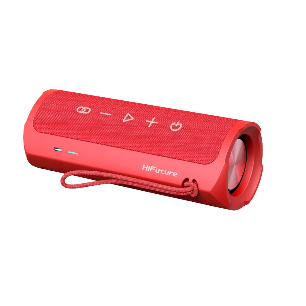 HiFuture Ripple 30W Waterproof Bluetooth Speaker Red