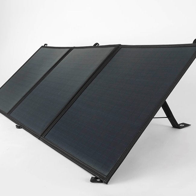 PV Logic 120W Fold Up Solar Panel with 10A Inline PWM Charge Controller
