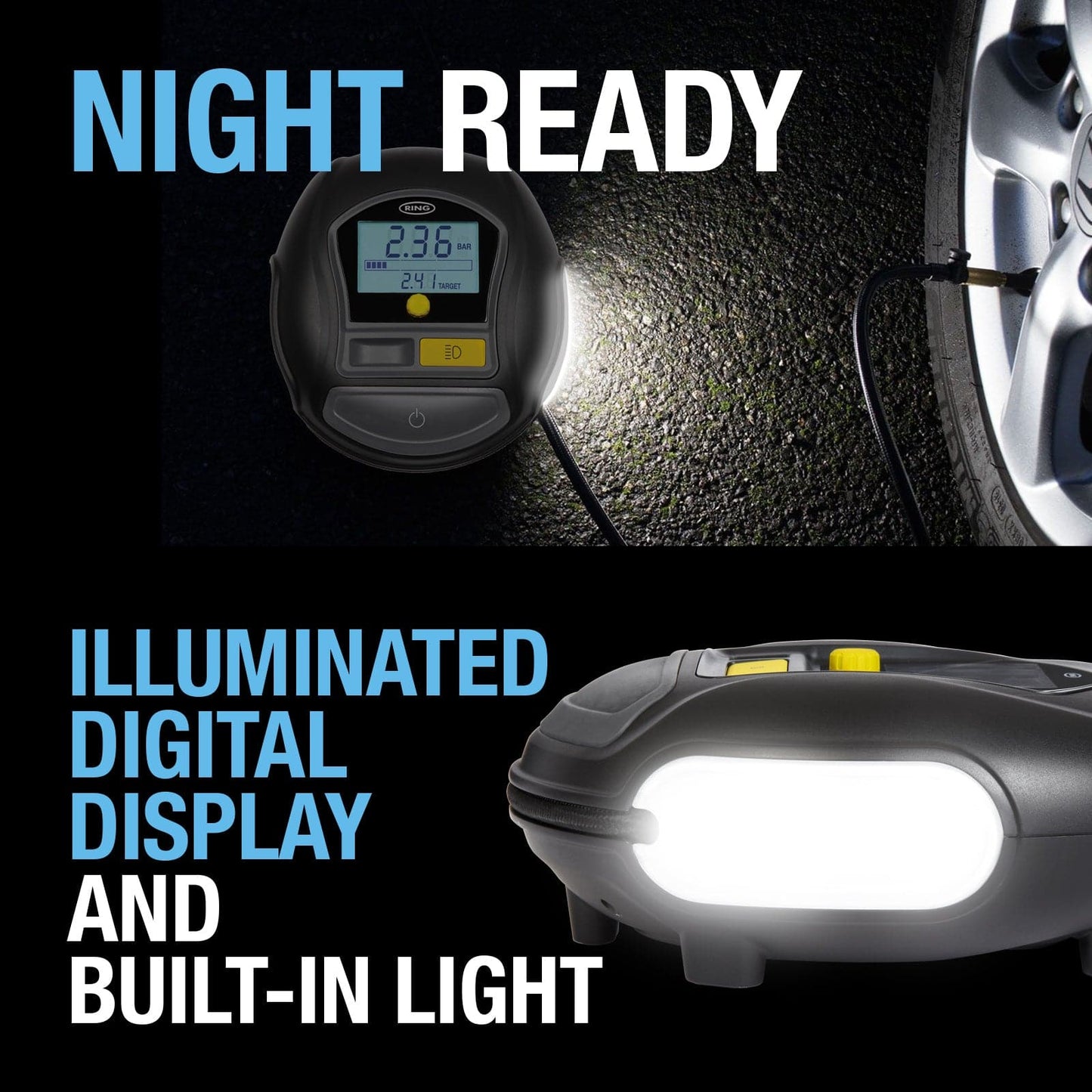 Ring Automotive Rapid Digital Inflator
