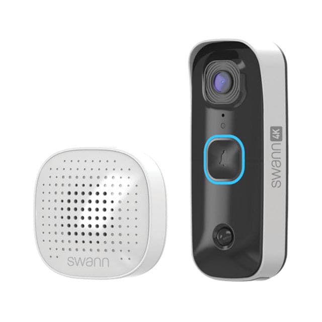 Swann 4K Smart Wireless Video Doorbell Chime Electricals