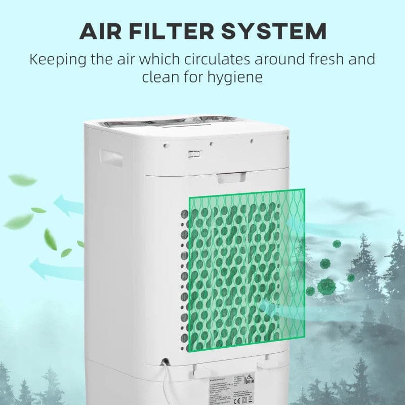 Maplin Plus 3-in-1 15L Oscillating Portable Fan, Humidifier & Air Conditioner - White