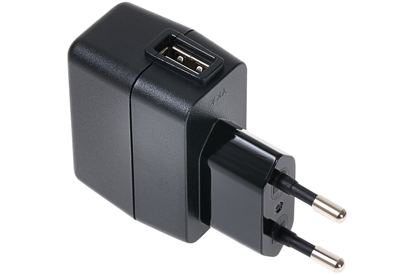 PRAKTICA 1-Port USB-A EU Wall Charger 5V 1  Amp 100-240V Wall Charger - Black - maplin.co.uk