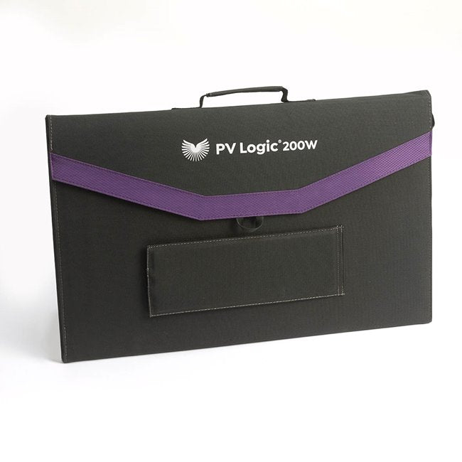 PV Logic 200W Fold Up Solar Panel with 20A Inline PWM Charge Controller