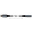 Maplin USB-C to 3.5mm Female Jack Headphone Aluminium Braided Adapter Cable - Black, 5cm - maplin.co.uk