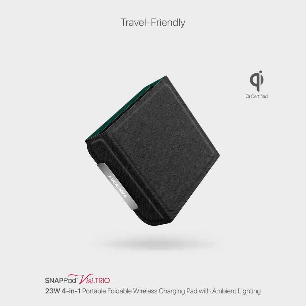 Microdia SNAPPad Visi-TRIO 23W 4-in-1 Foldable Wireless Charging Pad