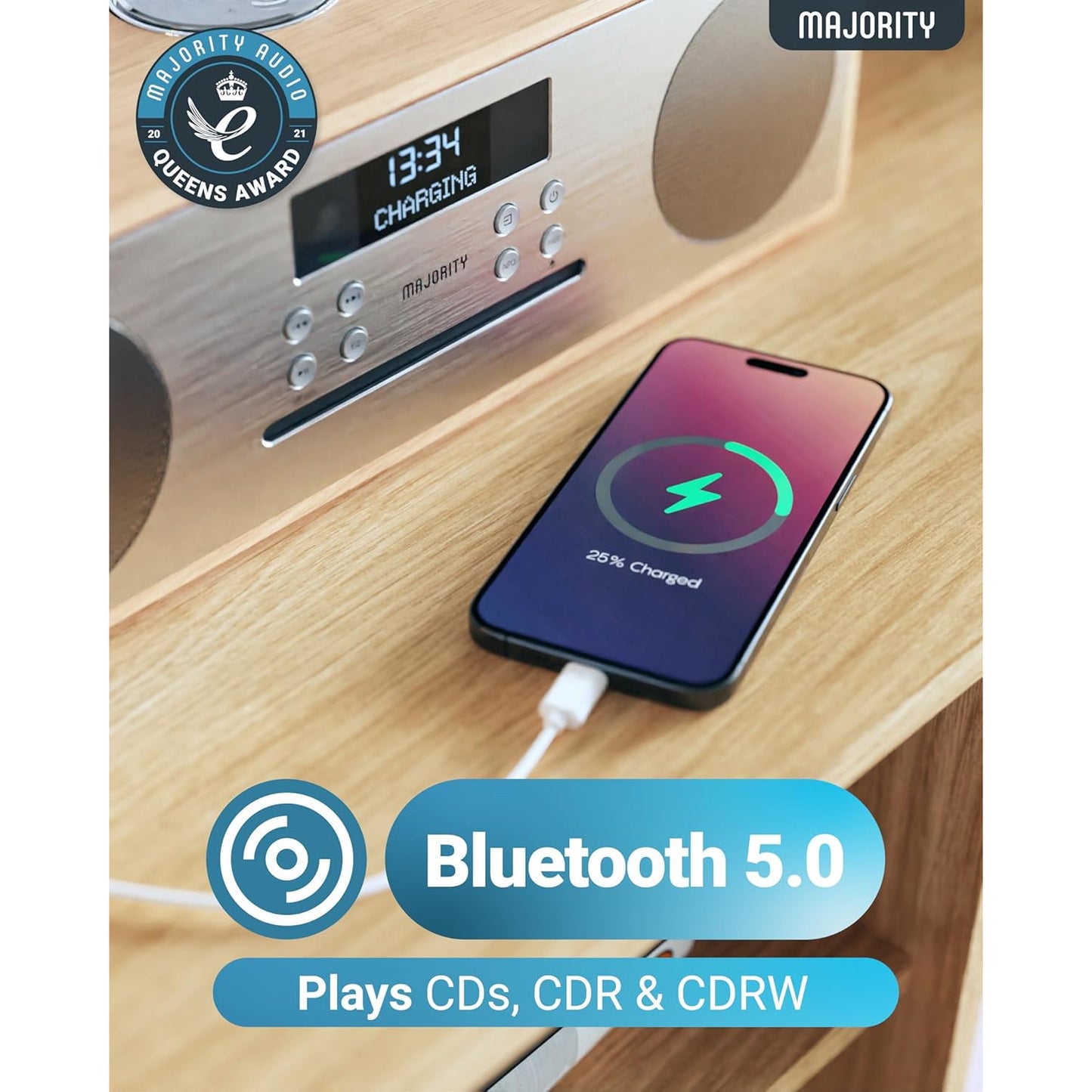 Majority Oakington DAB Radio CD Player