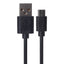 Mevo USB-A to Micro USB-B Cable - Black, 1m - maplin.co.uk