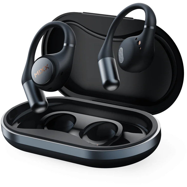 Mixx Streambuds AirFlow Open Ear TWS Sports Earphones - Black