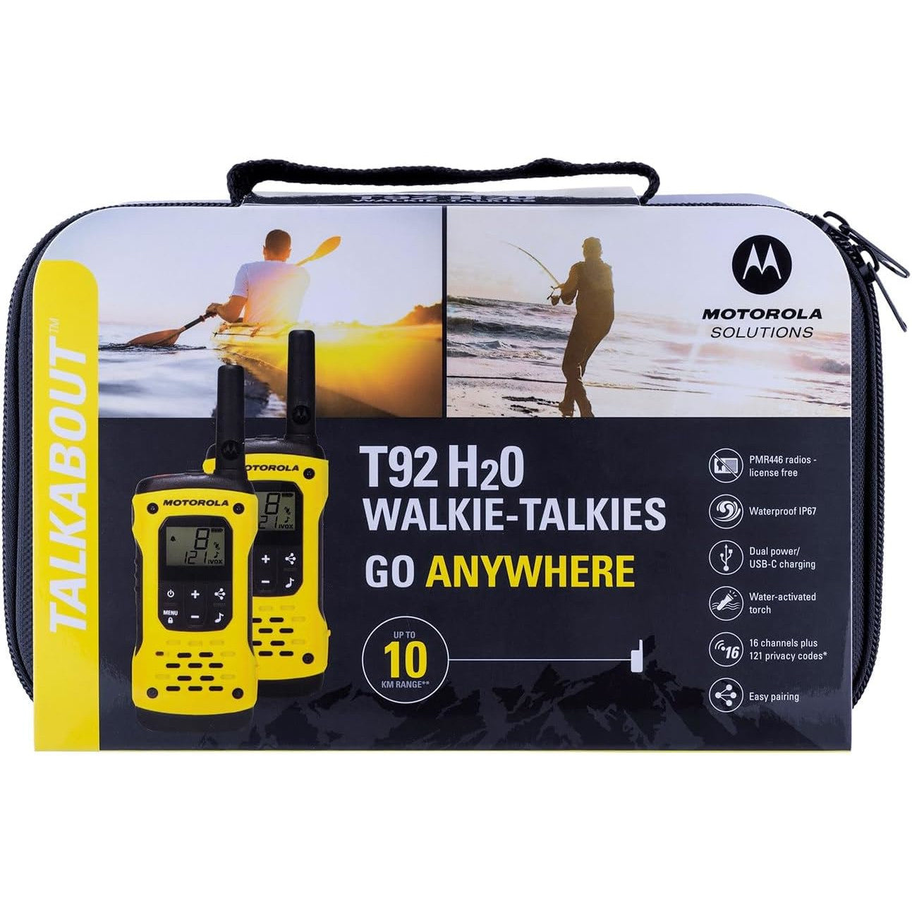 Motorola T92 H2O Walkie Talkie - Twin Pack
