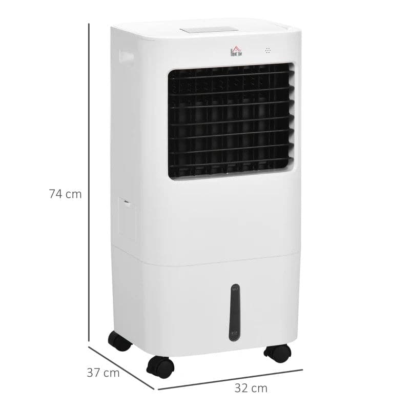 Maplin Plus 3-in-1 15L Oscillating Portable Fan, Humidifier & Air Conditioner - White