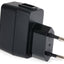 PRAKTICA 1-Port USB-A EU Wall Charger 5V 1  Amp 100-240V Wall Charger - Black - maplin.co.uk