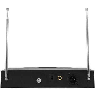 QTX VHF 173.8 + 174.8MHz Dual Wireless Handheld Microphone System