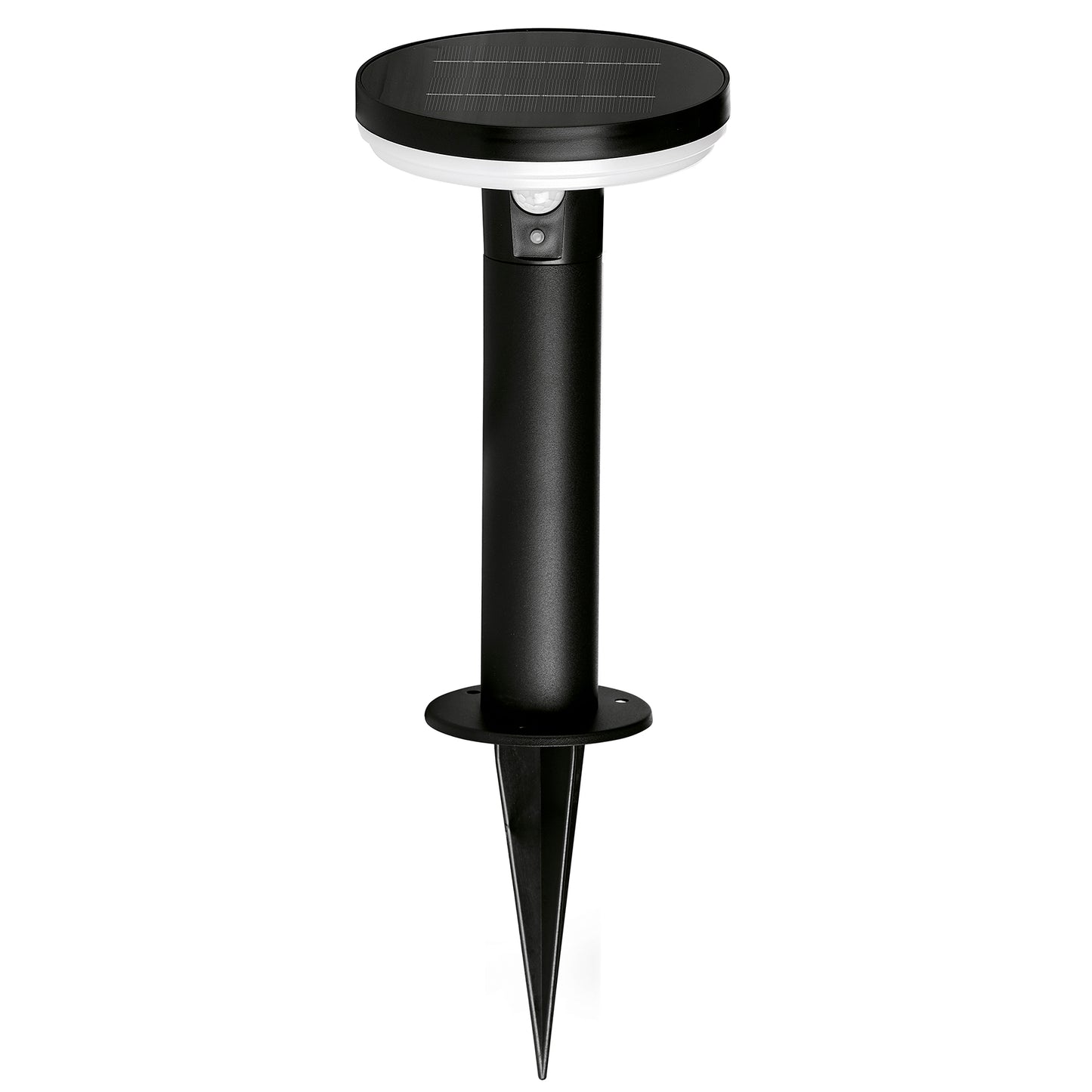 4lite Antheia IP54 Die-Cast Aluminium LED Solar Garden Spike Light with Built in PIR Motion Sensor