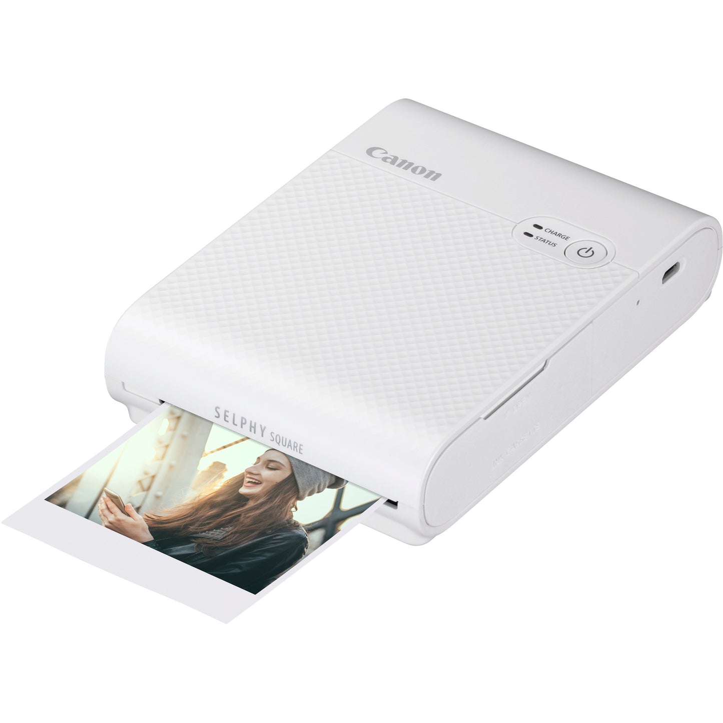 Canon Selphy Square QX10 Wireless Photo Printer - White