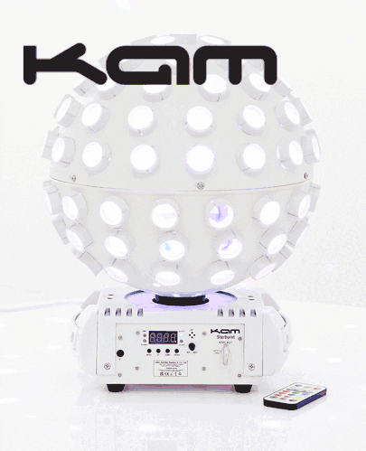 Kam Stratosphere Ghost Starburst LED Light Ball - White