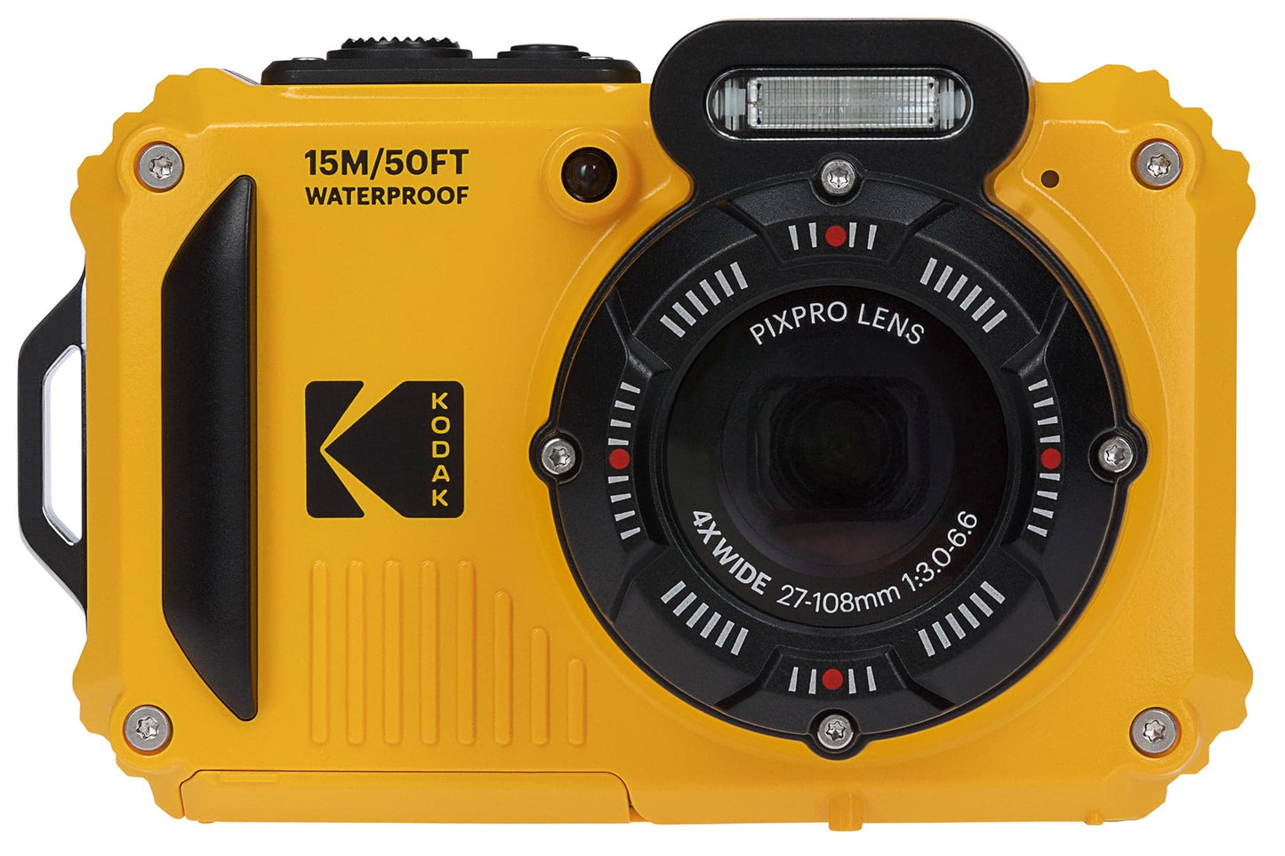 Kodak PIXPRO WPZ2 16MP 4x Zoom Tough Compact Camera - Yellow - maplin.co.uk