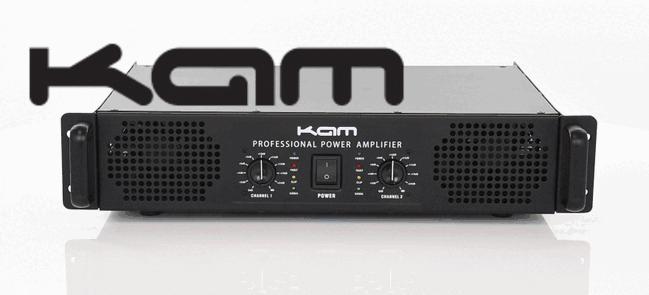 Kam Professional Stereo Power Amp - 300W - maplin.co.uk