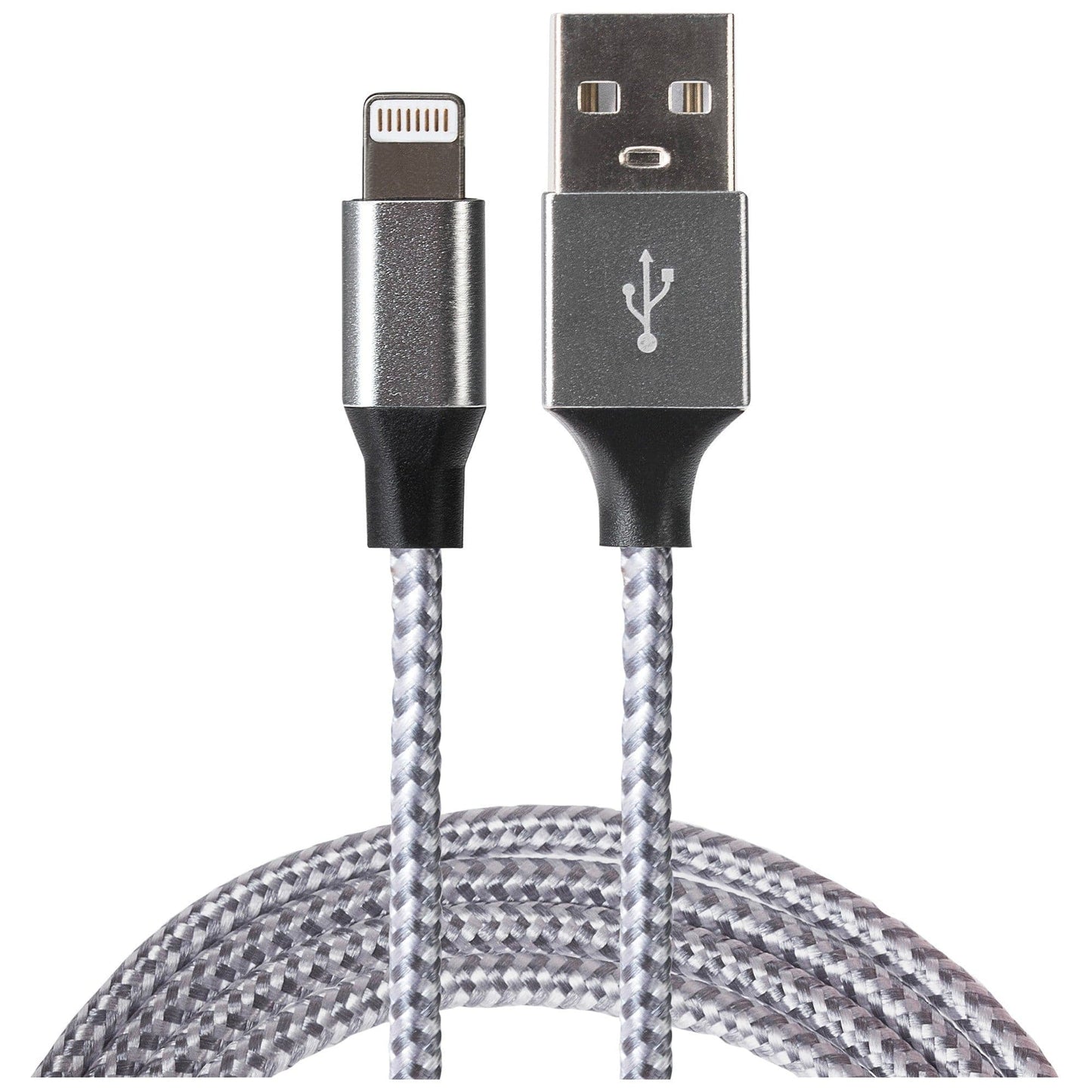 Maplin Lightning Connector to USB-A Braided Cable - 1m - maplin.co.uk