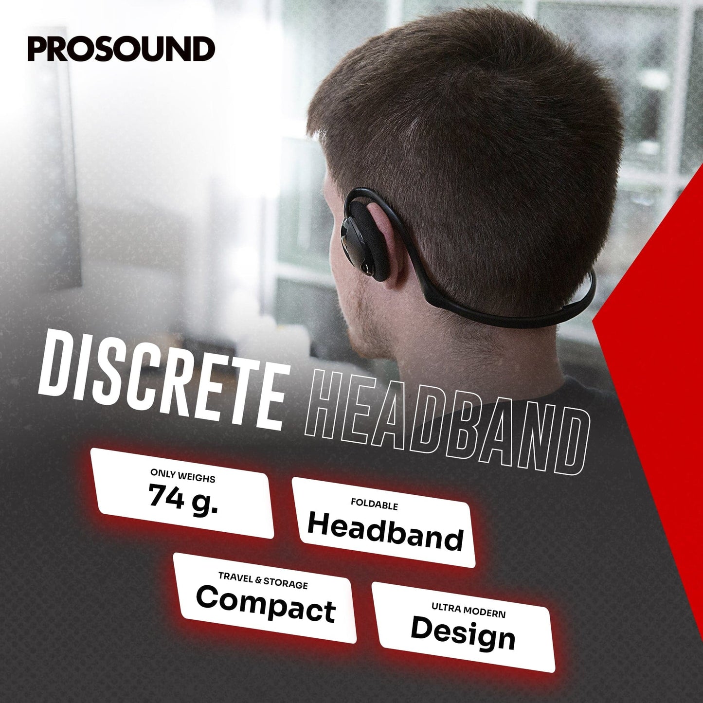 ProSound Stereo USB-A Foldable Headset with Detachable Boom Microphone - maplin.co.uk