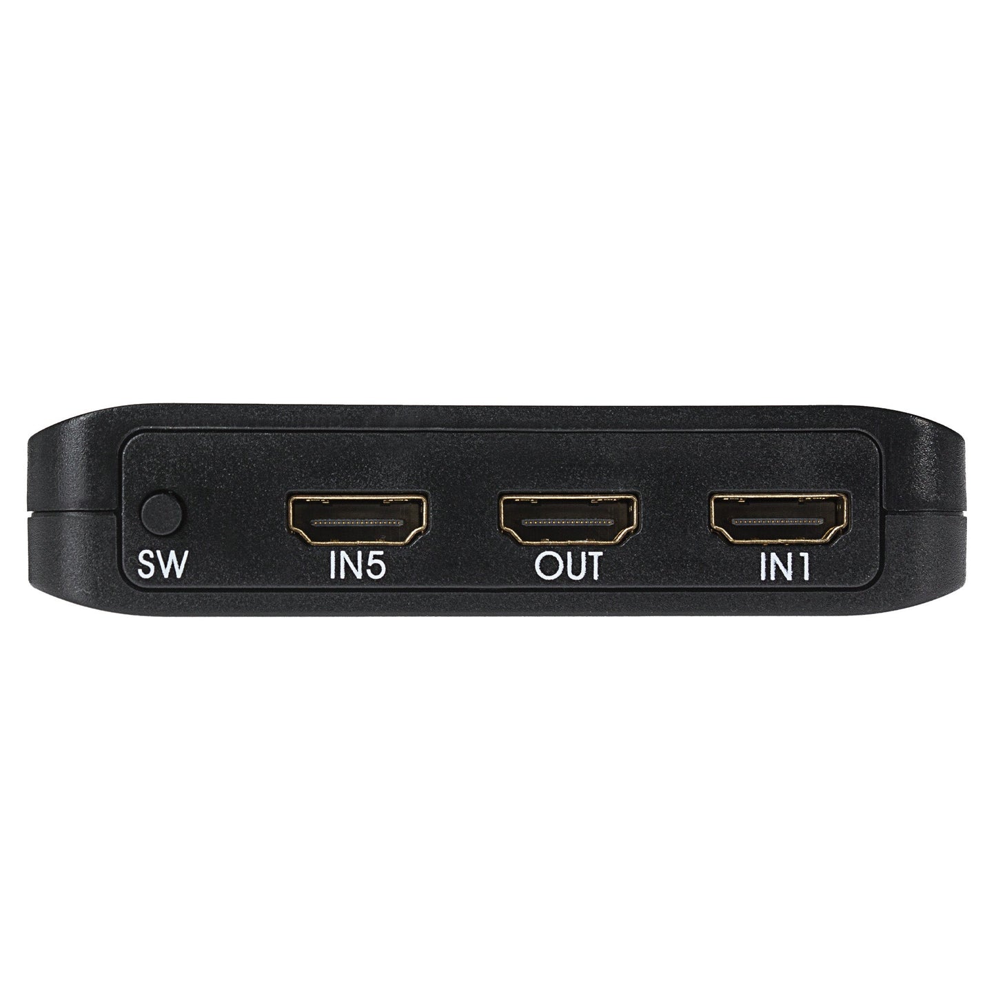 MPS HDMI Switch 5 Ports In 1 Port Out 4K Ultra HD @60Hz with Remote Control - Black - maplin.co.uk