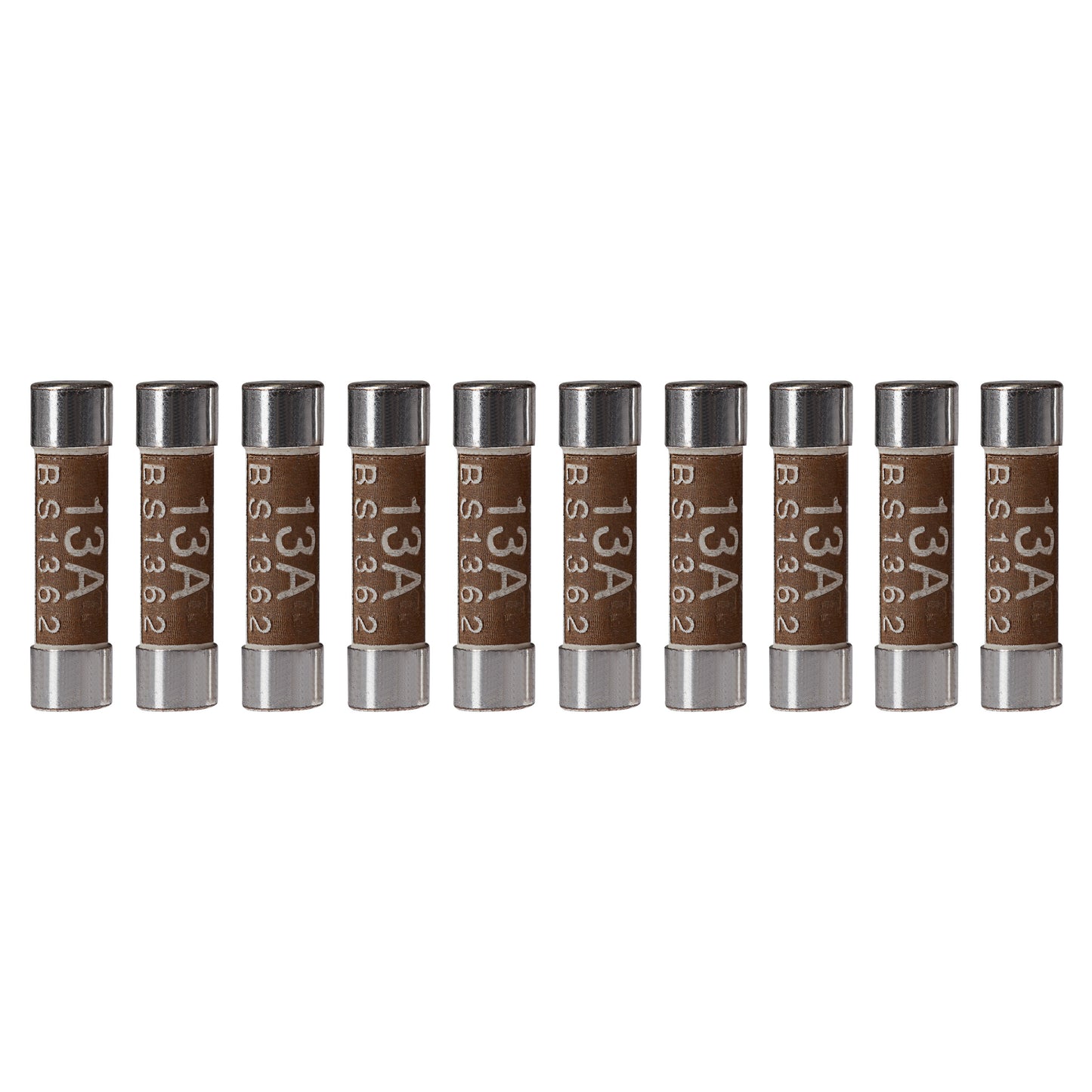 Maplin 13 Amp Plug Fuse BS1362 25.4 x 6.4mm - Pack of 10