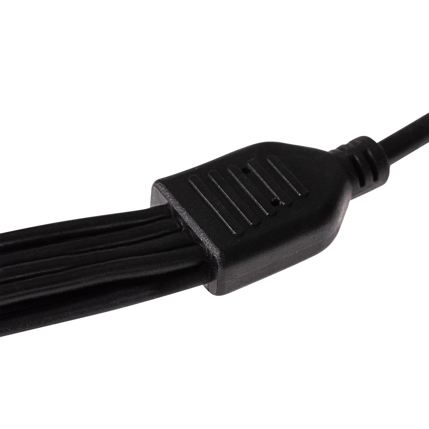 Maplin 9 Way Power Splitter Cable DC 1x Female 9x Male 5.5 x 2.1mm for CCTV - Black - maplin.co.uk