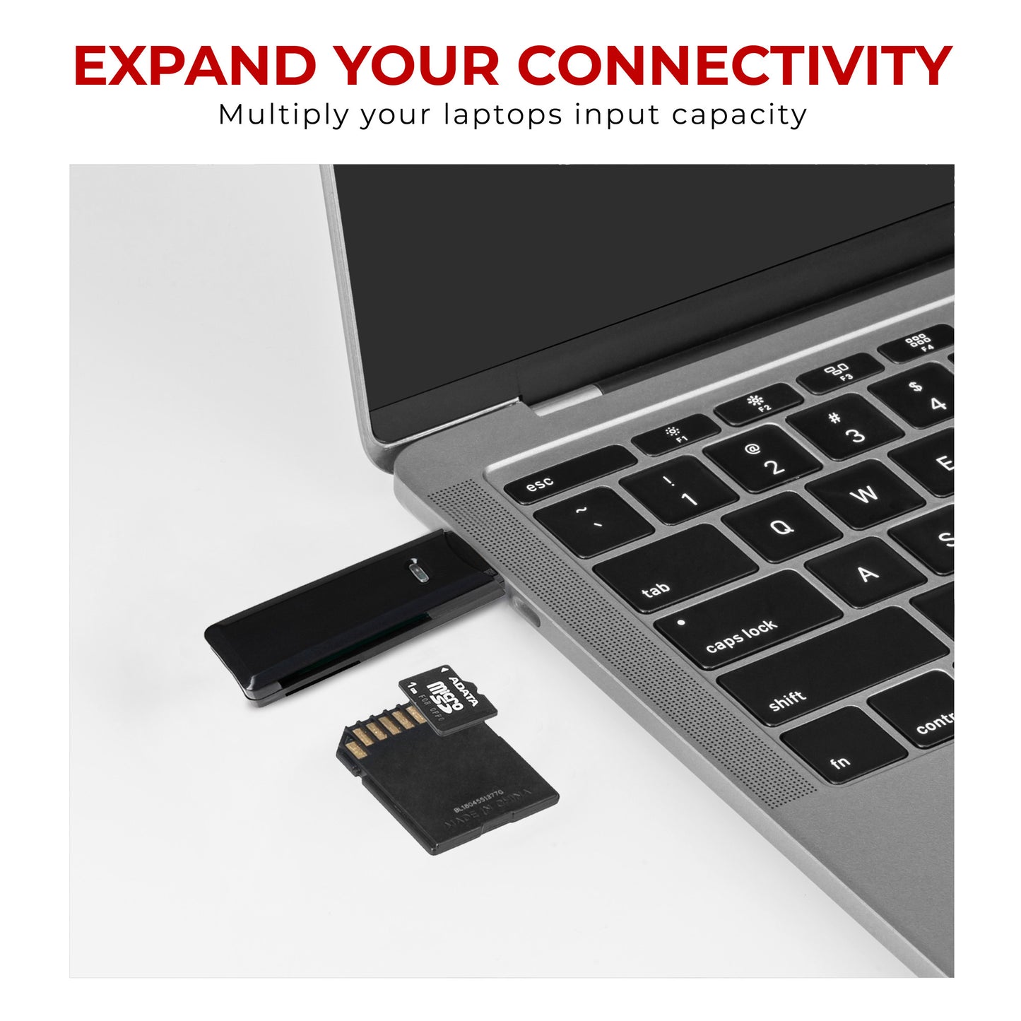 Maplin USB-A 2.0 SD Card Reader for SDXC / SDHC / MicroSDXC / MicroSDHC