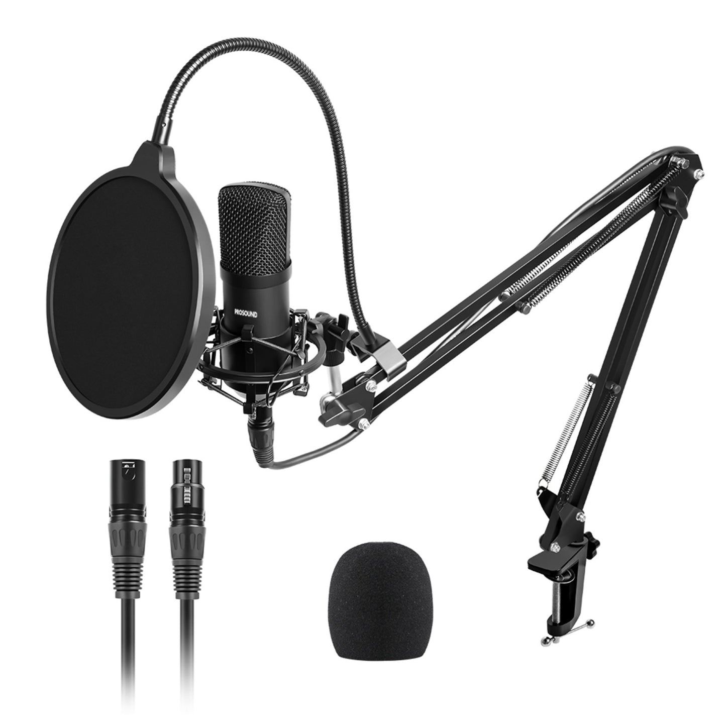 ProSound XLR Professional Microphone with Boom Arm Kit