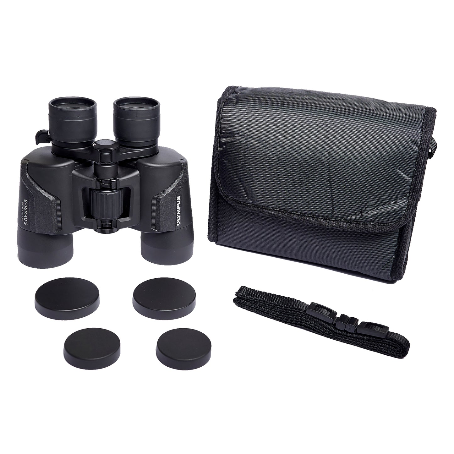 Olympus 8-16x40S Binoculars - Black