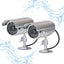 ProperAV Replica Security Camera Kit with 2x Aluminium Cameras - maplin.co.uk