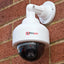 ProperAV Replica Security Speed Dome Camera with Flashing Light - White - maplin.co.uk