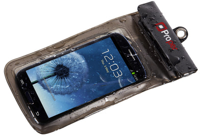 ProperAV Waterproof Case with Waterproof Earphones for Smartphones