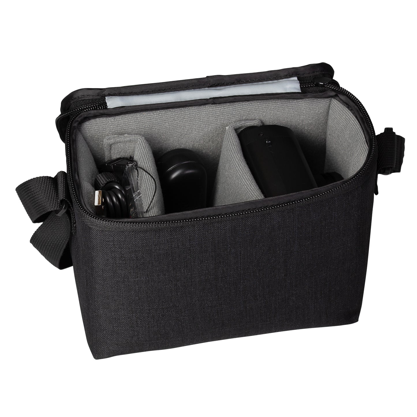 Praktica Bag Case for Compact Camera, Bridge Camera, Mirrorless CSC Camera, SLR & Camcorder - Grey