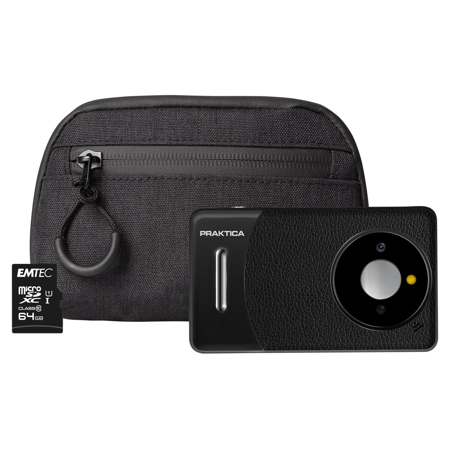 Praktica DZ13 Compact Digital Camera Camera + 64GB MicroSD Card + System Bag