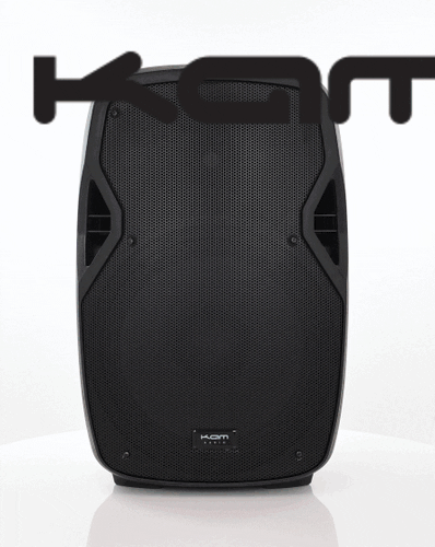 Kam 15" 300W RMS / 1200W Peak Bluetooth Active Speaker with Speaker Stand