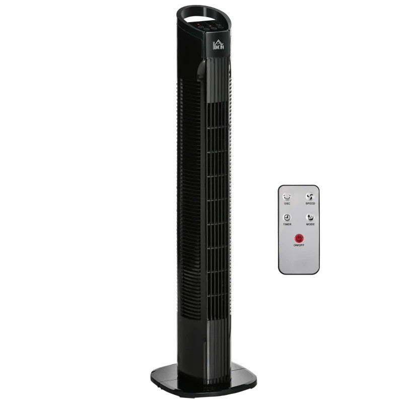 Maplin Plus Oscillating 31" Tower Fan - Black