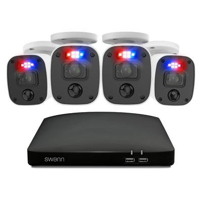 Swann 4K 1TB 8-Channel Wired DVR CCTV Kit with 4 Bullet Cameras