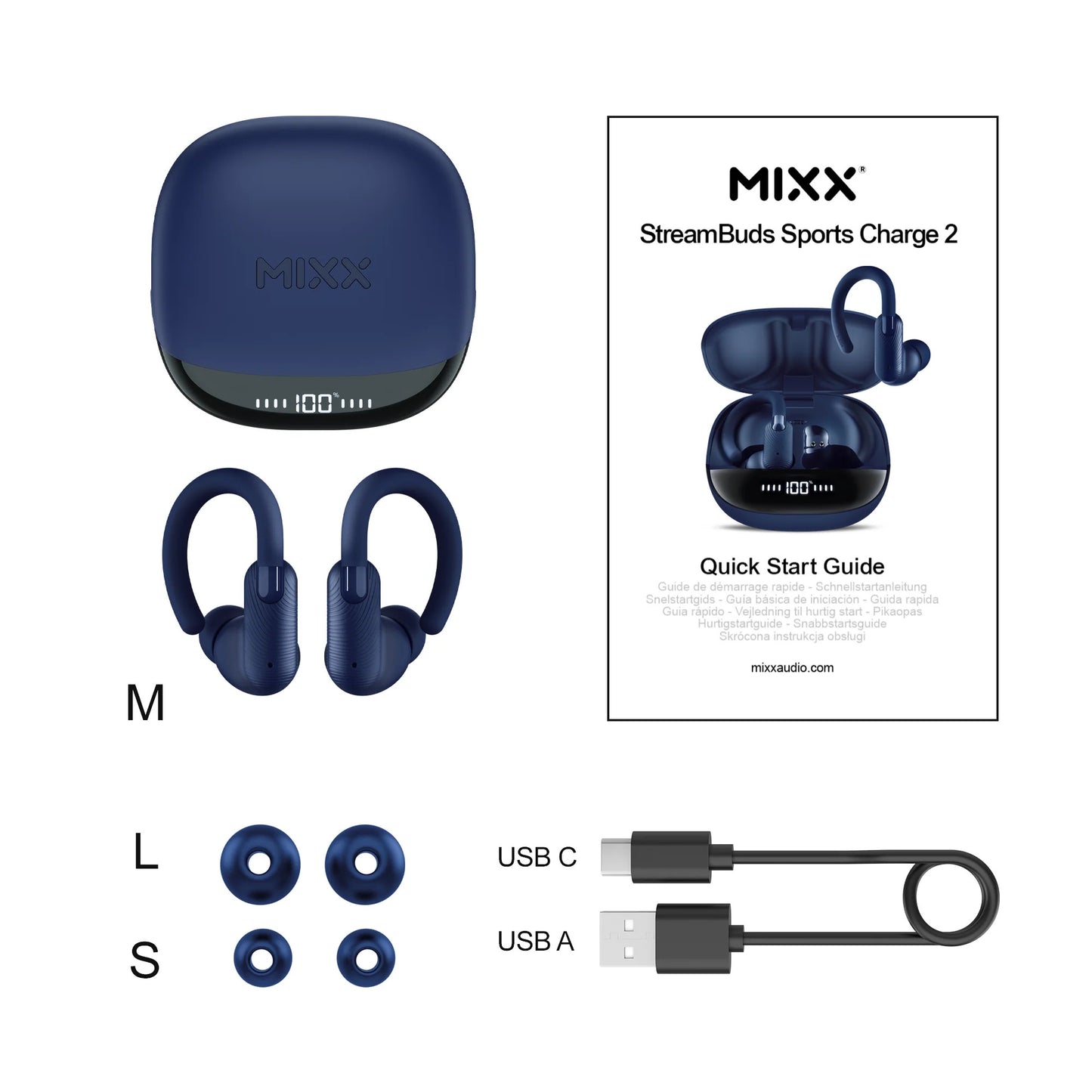 Mixx Streambuds Sports Charge 2 TWS Earphones
