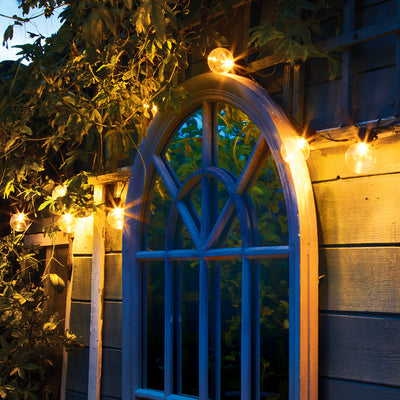 4lite Antheia Solar IP44 Festoon Outdoor String Lights - 3m