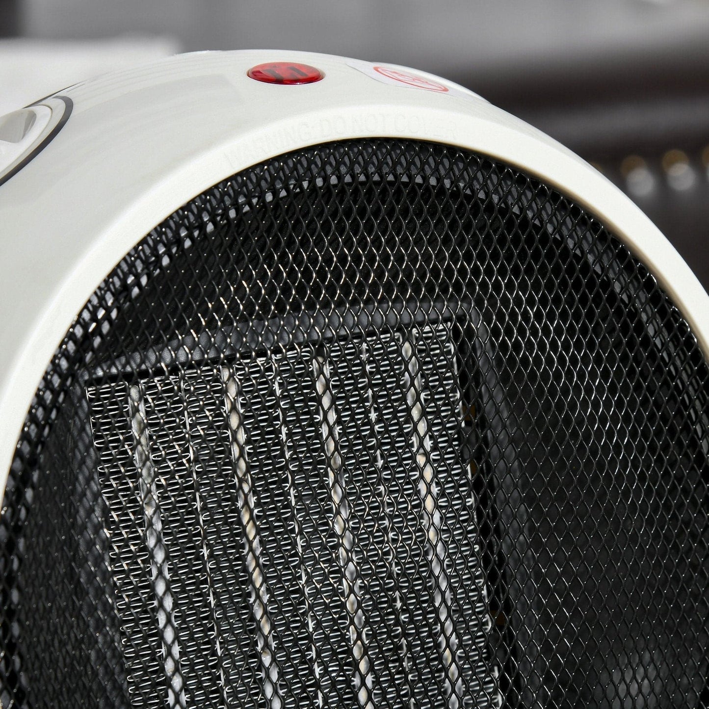 HOMCOM Small Space Ceramic Heater with 3 Heating Modes & Adjustable Temperature - maplin.co.uk