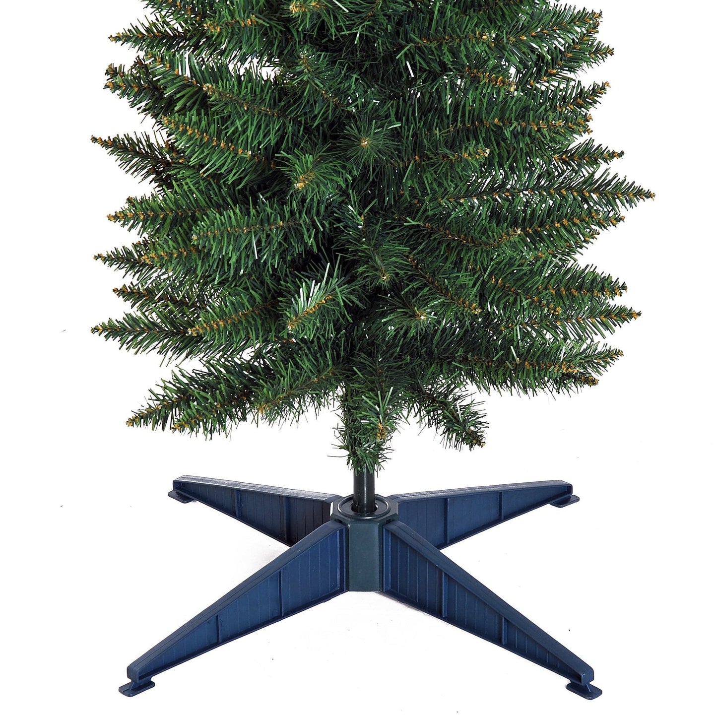 HOMCOM 7ft Artificial Pine Pencil Slim Christmas Tree with Stand - maplin.co.uk