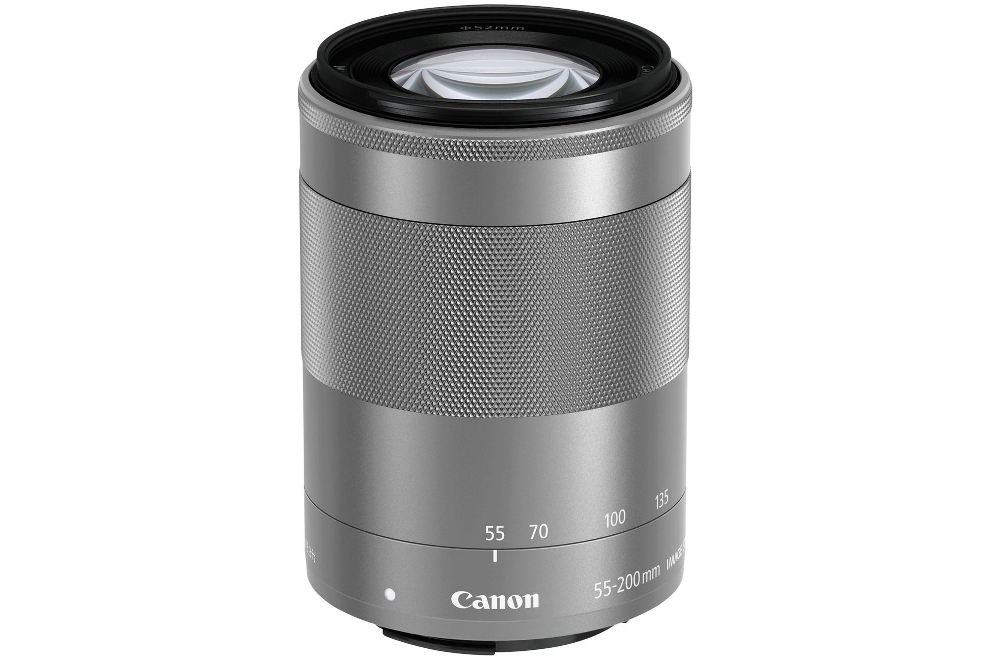 Canon EF-M 55-200mm f/4.5-6.3 IS STM for EOS M - Silver - maplin.co.uk