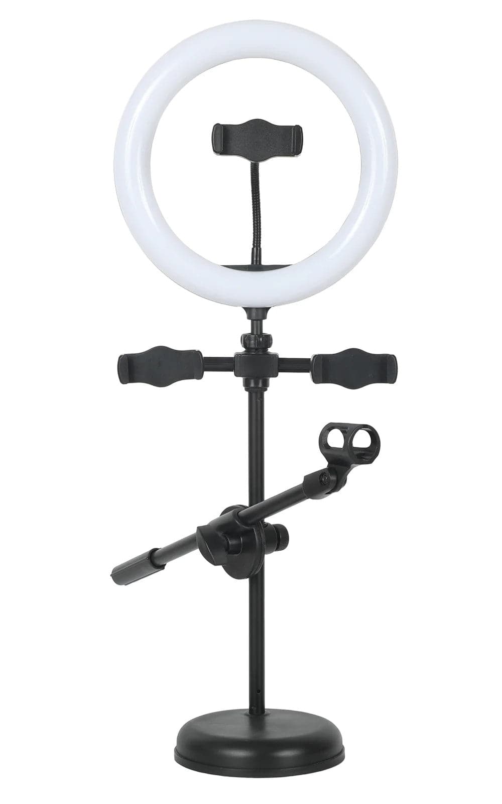 CAD PodMaster LS5 Desktop Ring Light with Mic & 3 Phone Holders - maplin.co.uk