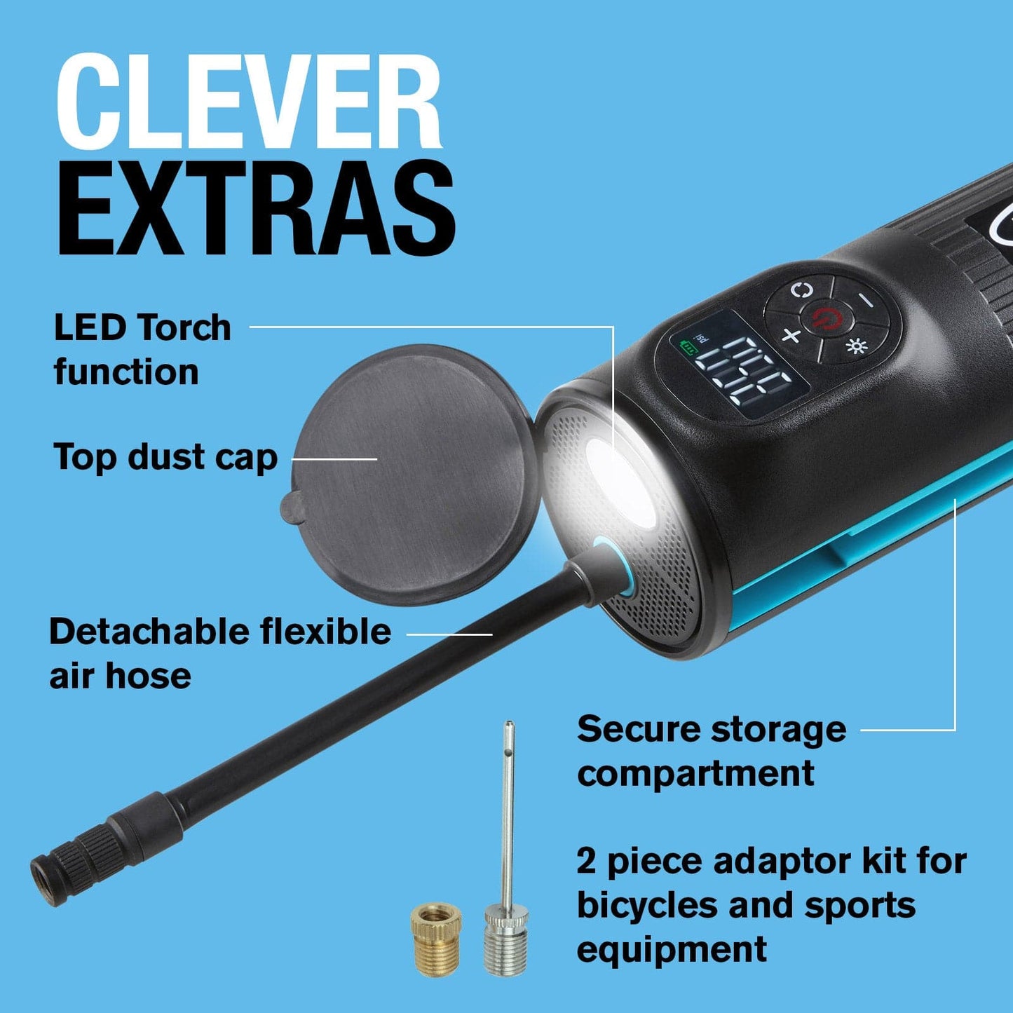 Ring Automotive Handheld Digital Tyre Inflator