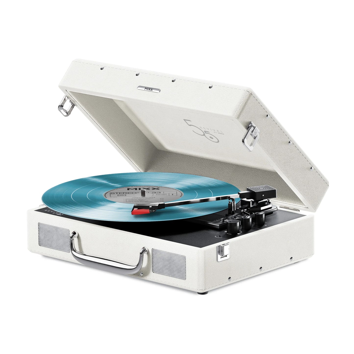 Mixx Revival 55 Stereo Vinyl Record Deck Cream