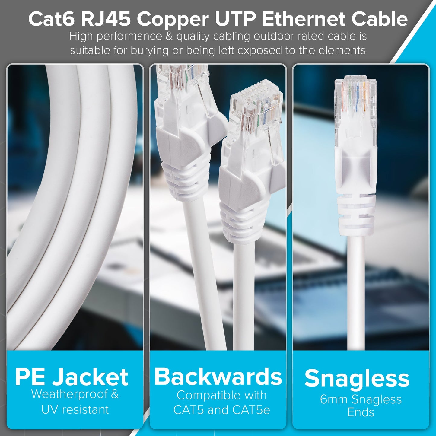 Maplin RJ45 CAT6 UTP Ethernet LAN Cable