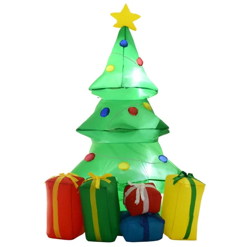 HOMCOM 5ft LED Inflatable Christmas Tree Decoration - maplin.co.uk