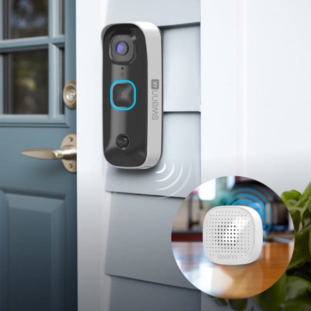 Swann 4K Smart Wireless Video Doorbell & Chime